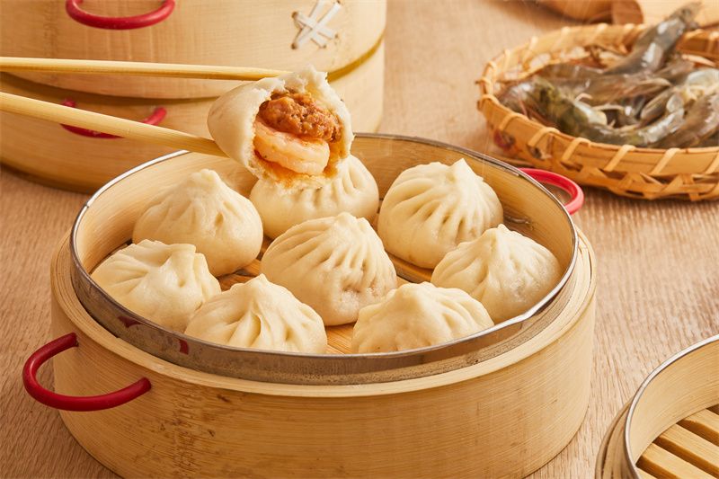 虾肉小笼包
